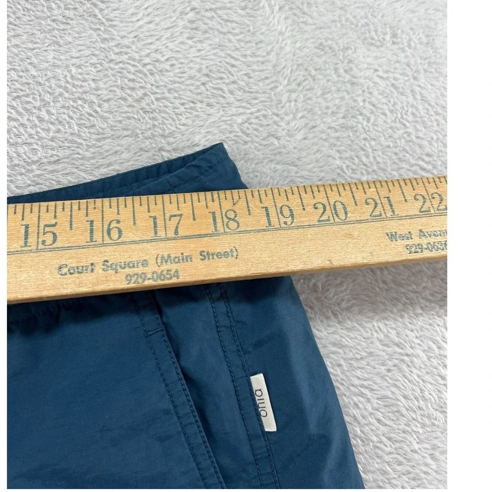 Onia Charles Swim Shorts Mens 36 Dark Teal Blue Mesh Lined Trunks 7 Inch Inseam